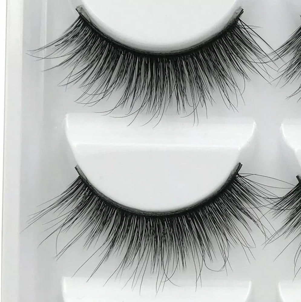 3D 5 Pairs Mink Natural Thick False Fake Eyelashes Eye Lashes Makeup Extension (G805(5 Pairs))