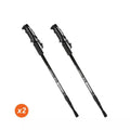 2X New Hiking Trekking Poles Walking Stick Adjustable Camping Black Lightweight