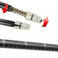 2X New Hiking Trekking Poles Walking Stick Adjustable Camping Black Lightweight