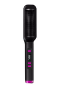 Negative Ion Hair Straightener & Styling Comb – Frizz-Free, Sleek Hair (Black)