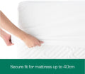 Australian Made Quilted Cotton Mattress Protector – Fully Fitted, Machine Washable (Queen & All Sizes)