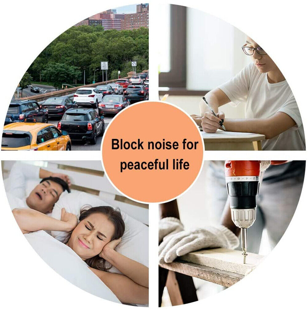 Ultimate Comfort Disposable Foam Ear Plugs - 32dB Noise Cancelling for Peaceful Sleep & Snoring Relief - 20 Pairs