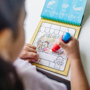 Melissa & Doug On-The-Go Water WOW! – Reusable Water-Reveal Pad | Animals Theme | Mess-Free Coloring Fun