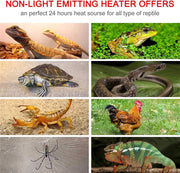 Hot Sale 2x Infrared Ceramic Heat Lamp Emitter Bulb Reptile Pet Chicken Brooder Light AU