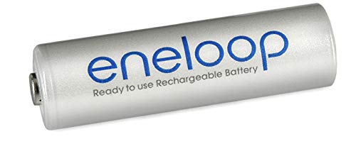 Panasonic AA & AAA Eneloop Smart And Quick Battery Charger, 1-Pack + Eneloop AA Pre-Charged Rechargeable Batteries, 4-Pack (K-KJ55MCC4TA), White - Tin Sign Factory Australia