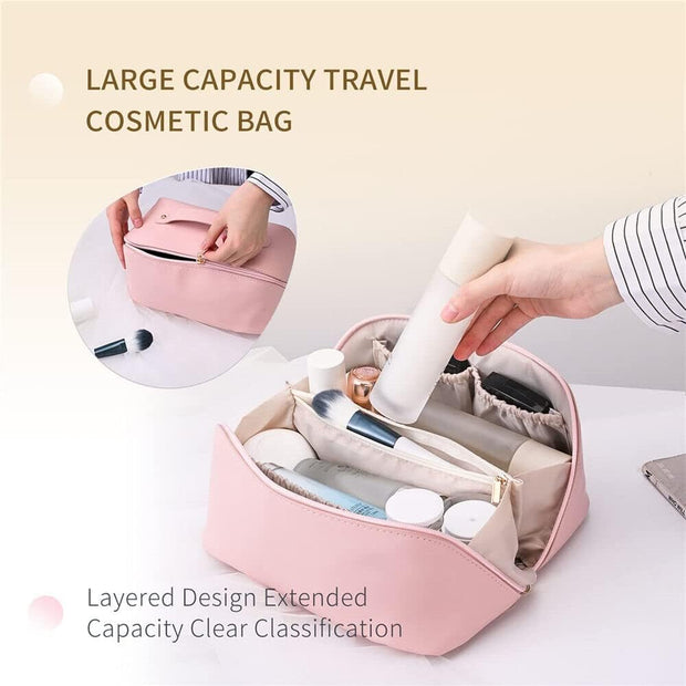 Pink Toiletry Bag – Travel Accessory for Luggage & Essentials