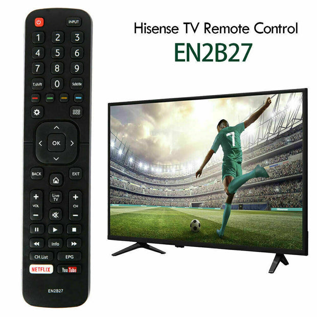 Premium OEM Remote Control for HISENSE TV - EN-2B27 RC3394402/01 3139 238