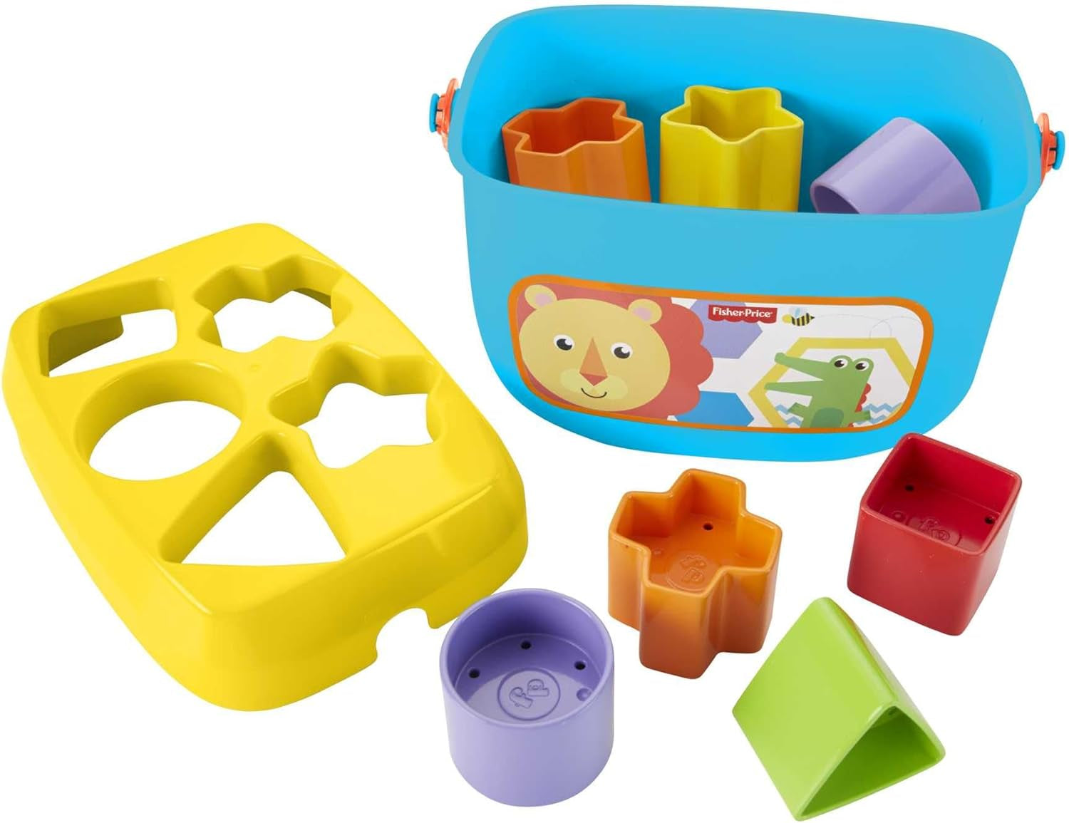Baby’s First Blocks – Stacking & Sorting Toy | Set of 10 Shapes for Infants 6+ Months