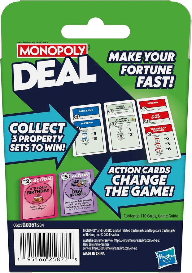 Deal Card Game – Fast & Fun Family Game | Ages 8+ | 2-5 Players | 15-Min Quick Play | Great for Travel
