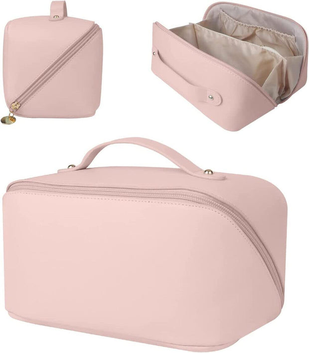 Pink Toiletry Bag – Travel Accessory for Luggage & Essentials