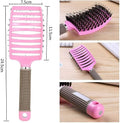 Gold Detangling Hairbrush – Nylon & Boar Bristles for Women & Men | Scalp Massage Comb