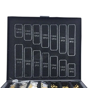 Premium 99PCS HSS Titanium Coated Drill Bit Set - Perfect for Metal, Wood & Plastic!