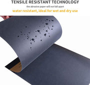 Ultimate Premium Mixed Grit Wet Dry Sandpaper Sheets - Perfect for Wood Finishing (80, 240, 320 Grit)