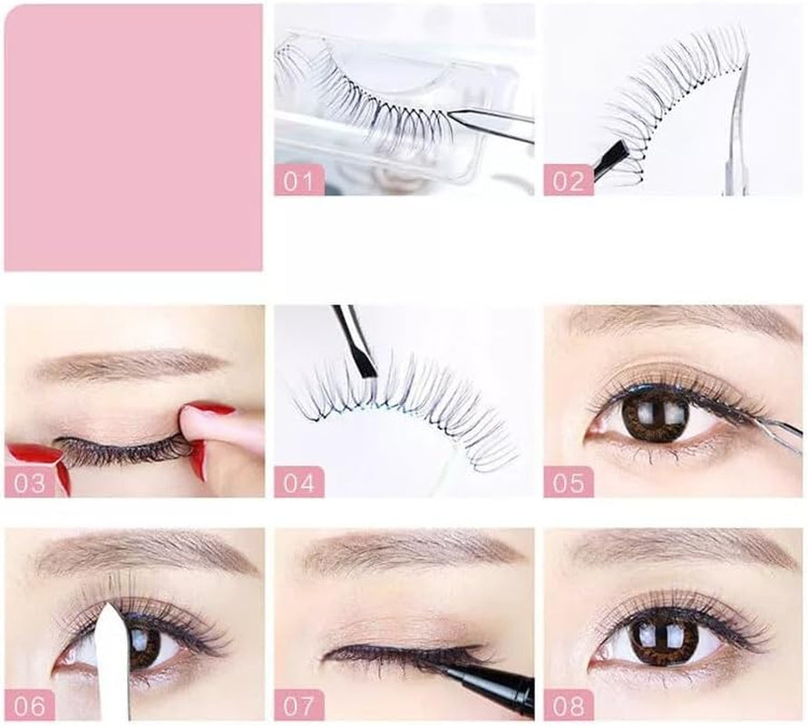 3D 5 Pairs Mink Natural Thick False Fake Eyelashes Eye Lashes Makeup Extension (G805(5 Pairs))