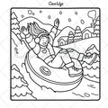 Girl Moments: Coloring Book for Adults and Teens Featuring Cute Cozy Daily Activities for Relaxation