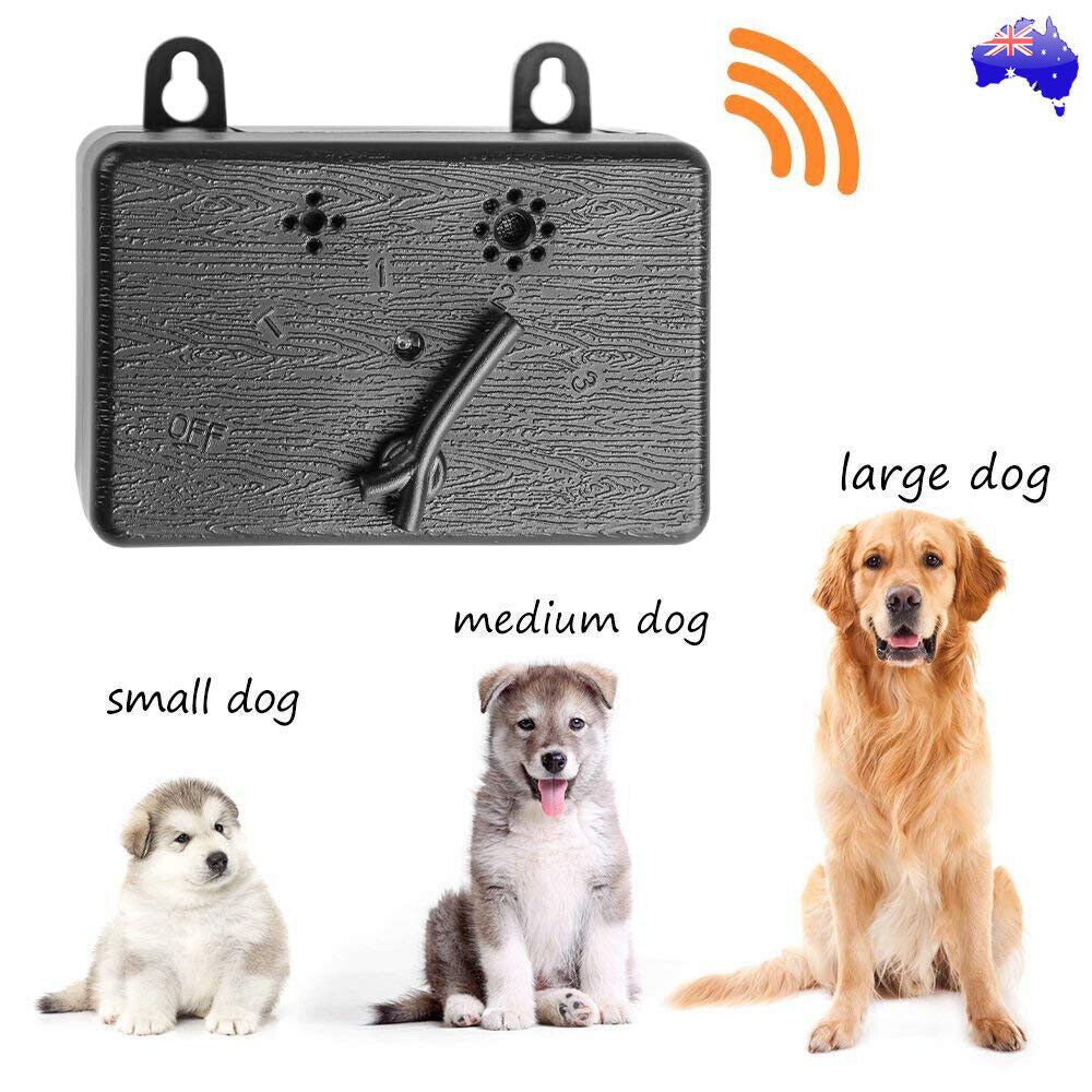 Outdoor Ultrasonic Pet Dog Stop Barking anti Bark Control Device Silencer Tool