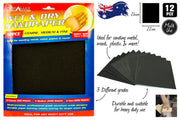 Ultimate Premium Mixed Grit Wet Dry Sandpaper Sheets - Perfect for Wood Finishing (80, 240, 320 Grit)