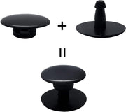 Lorwatin 8 Sets Replacement Rivets for Croc Shoes, Replacement Parts Buttons Strap Repair Rivets for Croc Styled Shoes Accessories