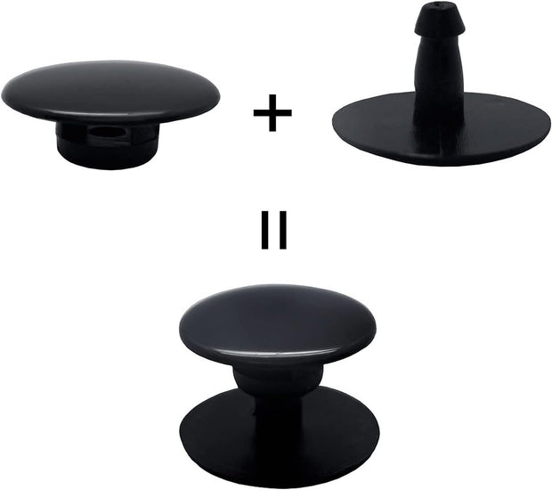 Lorwatin 8 Sets Replacement Rivets for Croc Shoes, Replacement Parts Buttons Strap Repair Rivets for Croc Styled Shoes Accessories