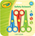 My First Safety Scissors – Toddler Art Supplies | 3-Pack Child-Safe Scissors for Beginners