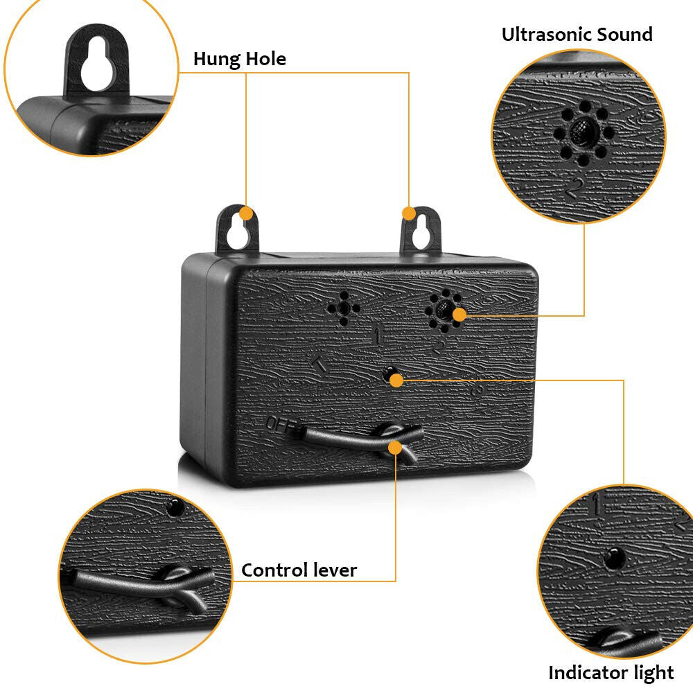 Outdoor Ultrasonic Pet Dog Stop Barking anti Bark Control Device Silencer Tool