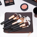 15-Piece Soft Pro Makeup Brush Set – Face Powder, Eyeshadow, Blending & Highlight Tools