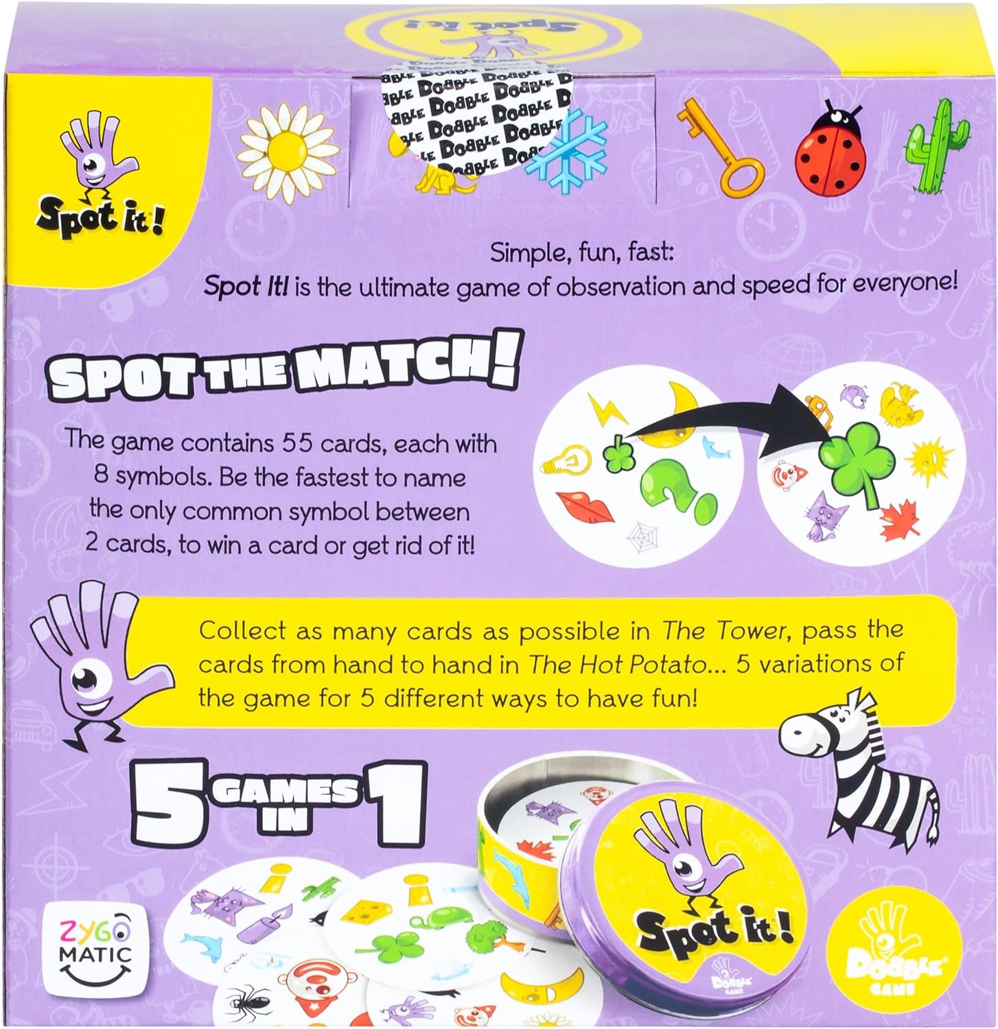 Moose Spot It! Classic Card Game