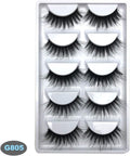 3D 5 Pairs Mink Natural Thick False Fake Eyelashes Eye Lashes Makeup Extension (G805(5 Pairs))