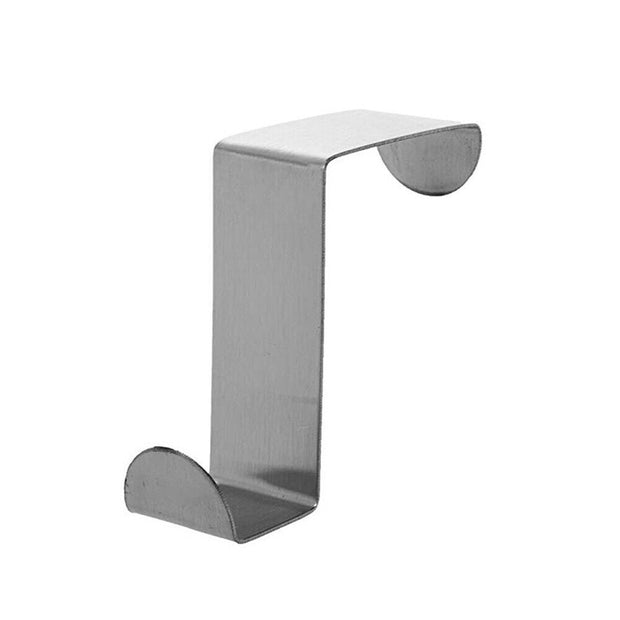 Premium Stainless Steel Over-Door Hooks - 4 Pack for Ultimate Coat and Clothes Storage Solution