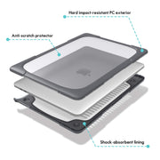 ProCase for MacBook Pro 13 Inch 2023 M2, 2022 2020 M1 A2338/ A2289/ A2251, Heavy Duty Hard Shell Case-Grey