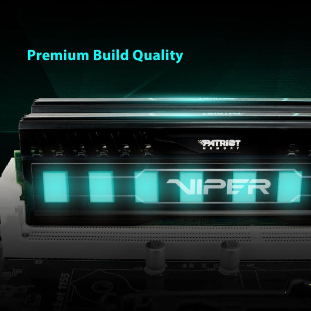 Patriot 16GB(2x8GB) Viper III DDR3 1600MHz (PC3 12800) CL10 Desktop Memory with Black Mamba Heatsink - PV316G160C0K