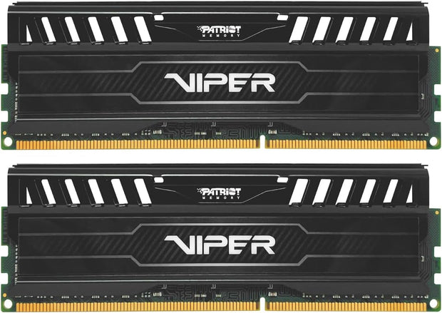 Patriot 16GB(2x8GB) Viper III DDR3 1600MHz (PC3 12800) CL10 Desktop Memory with Black Mamba Heatsink - PV316G160C0K