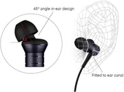 1MORE Piston Fit In Ear Headphones with Microphone, 3.5mm Wired Earphones, Black