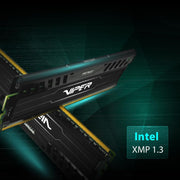 Patriot 16GB(2x8GB) Viper III DDR3 1600MHz (PC3 12800) CL10 Desktop Memory with Black Mamba Heatsink - PV316G160C0K