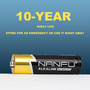NANFU Alkaline AA + AAA Battery (48 Combo Pack)