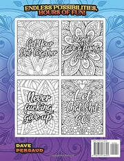 Swear Word Floral Coloring Book for Adults.: Hilariously Funny Words, Quotes, and Motivational Phrases for Adults with Unique Mandala and Floral Designs.