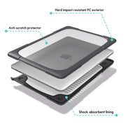 ProCase for MacBook Pro 13 Inch 2023 M2, 2022 2020 M1 A2338/ A2289/ A2251, Heavy Duty Hard Shell Case-Black