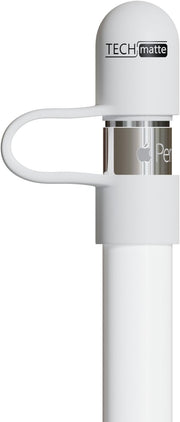 TechMatte Magnetic Replacement Cap Compatible with Apple Pencil (with Cap Holder) (Updated Version)