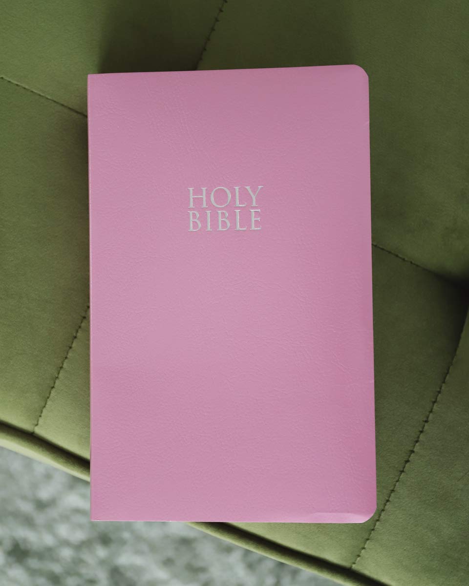NIV Gift And Award Bible Red Letter Edition [Pink] - Tin Sign Factory Australia