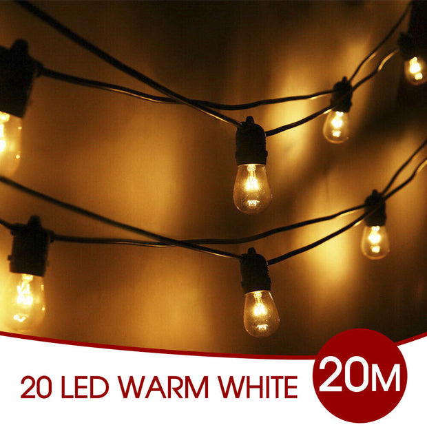 Enchanting 20M LED Fairy String Lights - Ideal for Christmas, Weddings, and Outdoor Celebrations!