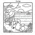 Girl Moments: Coloring Book for Adults and Teens Featuring Cute Cozy Daily Activities for Relaxation