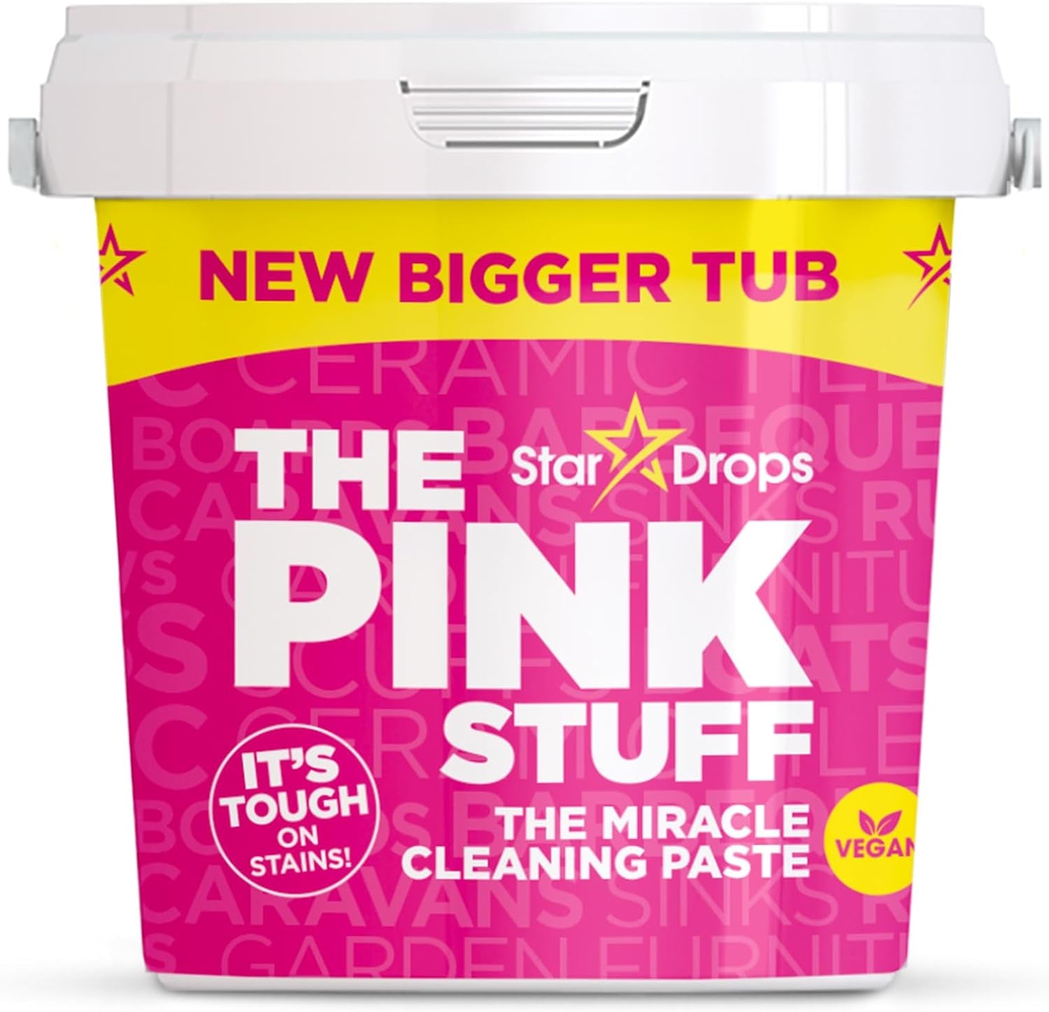 The Pink Stuff Miracle Cleaning Paste 850g – Powerful Multi-Purpose Cleaner | Non-Toxic, Vegan & Cruelty-Free