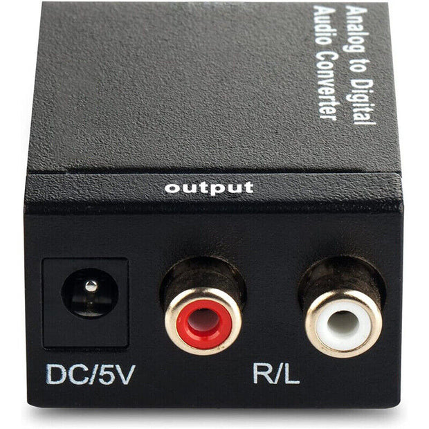 Premium 3.5mm Digital Optical Coaxial Toslink to RCA Analog Audio Converter DAC
