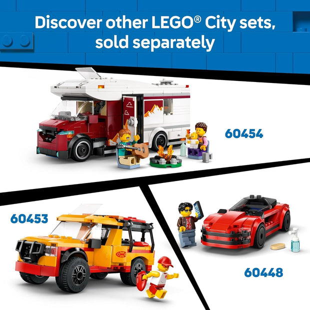 City Off-Road 4x4 Mountain Truck – Adventure Toy for Kids 6+ | Includes Explorer Minifigure & Accessories