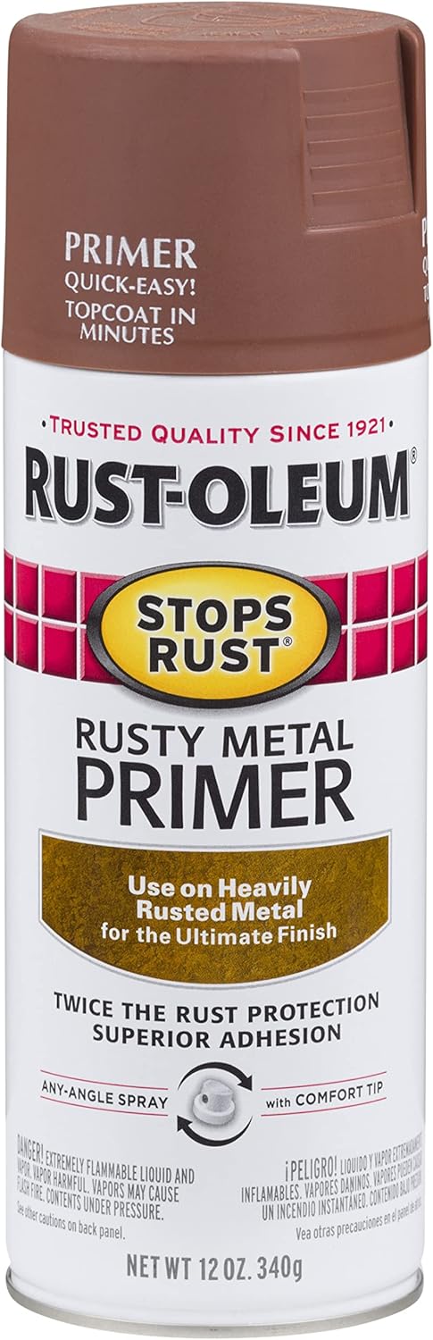 Rust-Oleum 7769830 Rusty Metal Primer Spray, 340g