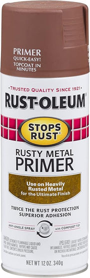 Rust-Oleum 7769830 Rusty Metal Primer Spray, 340g