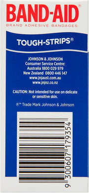 Band-Aid Tough Strips 40 Pack |Non-stick Pad Technology| Strengthened Protection| Super Stick