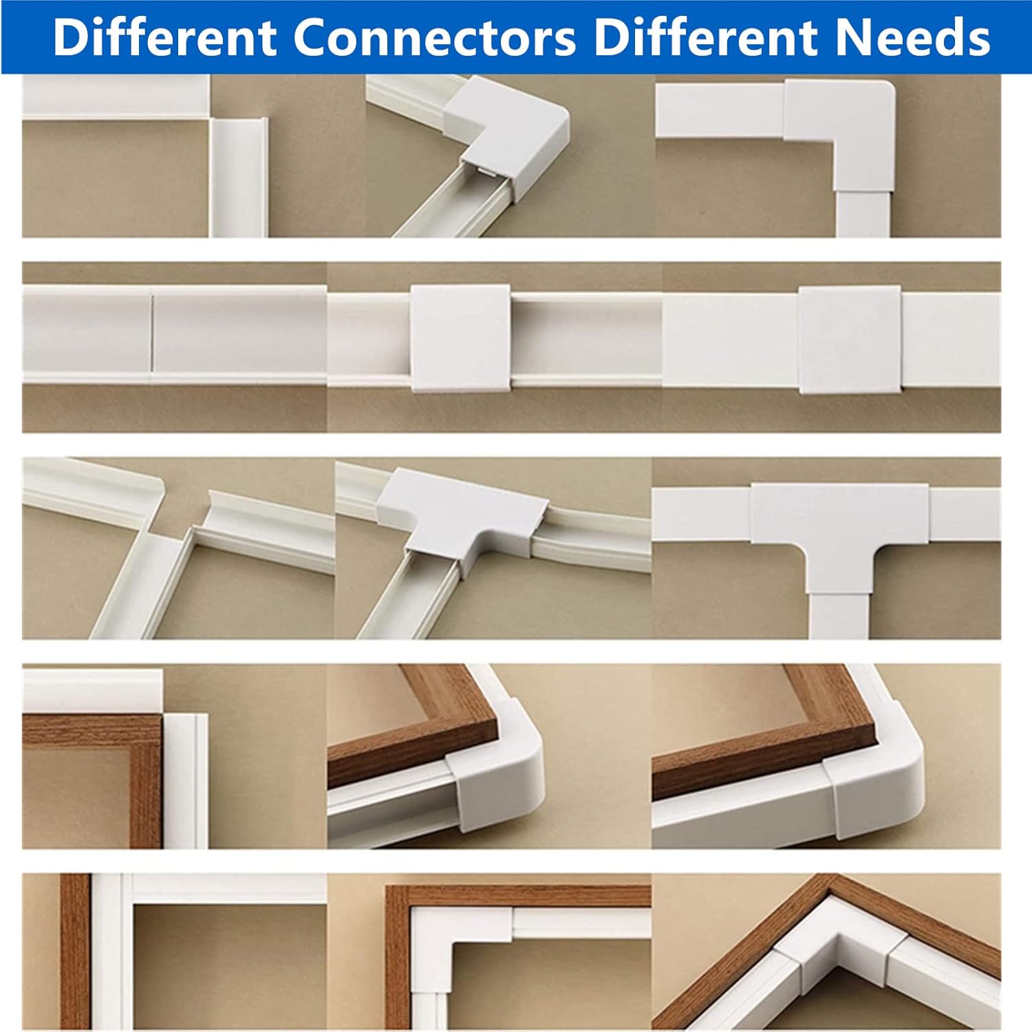 236" Cord Hider Cord - Cover Wire for Cords,15 pcs Paintable Cable Concealer - Tin Sign Factory Australia