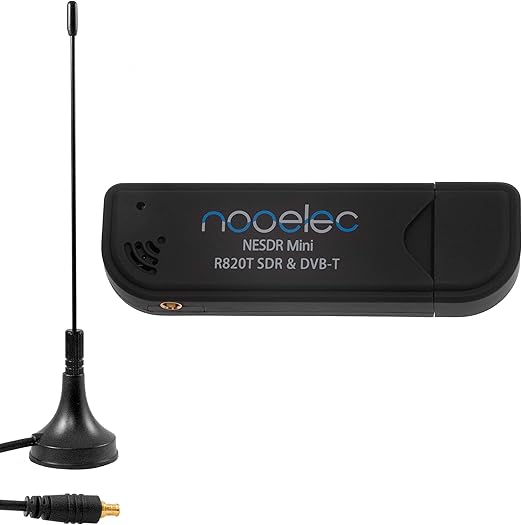 NESDR Mini USB RTL-SDR & ADS-B Receiver Set, RTL2832U & R820T Tuner, MCX Input. Low-Cost Software Defined Radio Compatible with Many SDR Software Packages. R820T Tuner & ESD-Safe Antenna Input