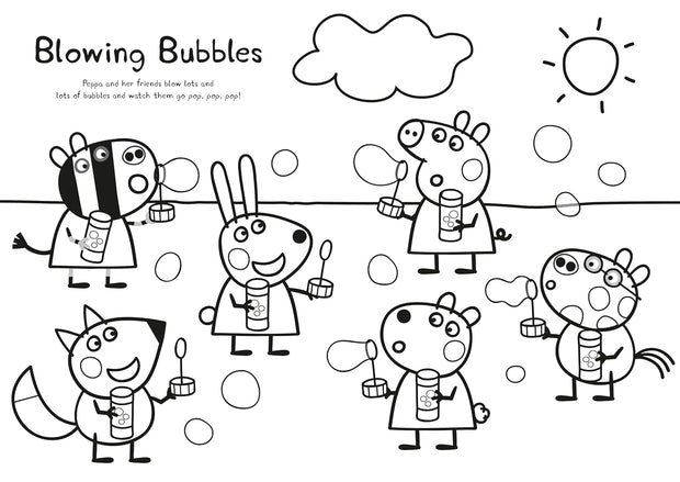 Peppa Pig: Peppa's Amazing Bumper Colouring Book